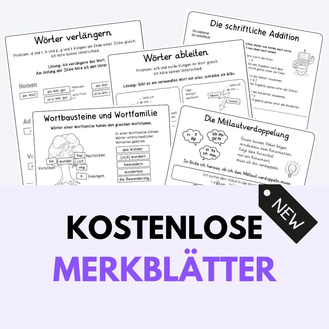 Erste Lernwörter Klasse 1 (Wochenwörter) | Becky