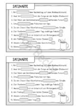 Verben mit Vorsilben (Kopiervorlagen, Wortkarten) – Bild 4