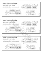 Verben mit Vorsilben (Kopiervorlagen, Wortkarten) – Bild 5