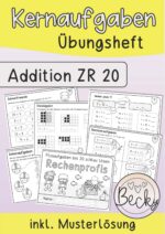 Kernaufgaben, Nachbaraufgaben Addition bis 20 (Heftchen)