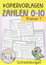 Schreibblätter Zahlen 0 bis 10
