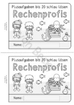Kernaufgaben, Nachbaraufgaben Addition bis 20 (Heftchen) – Bild 2