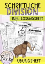 Übungsheft, Arbeitsheft zur schriftlichen Division