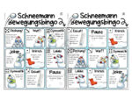 Bewegungspaket Schneemann (Bewegungsbingo, Bewegungsgeschichte) – Bild 3