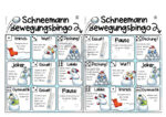 Bewegungspaket Schneemann (Bewegungsbingo, Bewegungsgeschichte) – Bild 4