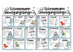Bewegungspaket Schneemann (Bewegungsbingo, Bewegungsgeschichte) – Bild 5