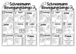 Bewegungspaket Schneemann (Bewegungsbingo, Bewegungsgeschichte) – Bild 10