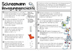 Bewegungspaket Schneemann (Bewegungsbingo, Bewegungsgeschichte) – Bild 11
