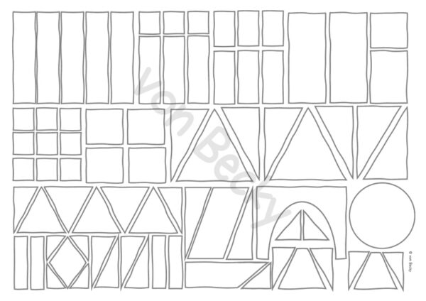 Kunstprojekt Burg und Sonne (nach Paul Klee) – Bild 11