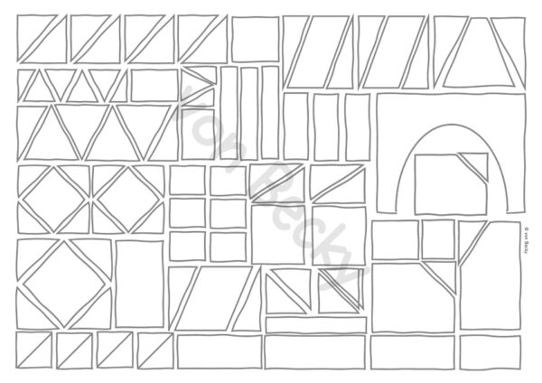 Kunstprojekt Burg und Sonne (nach Paul Klee) – Bild 10