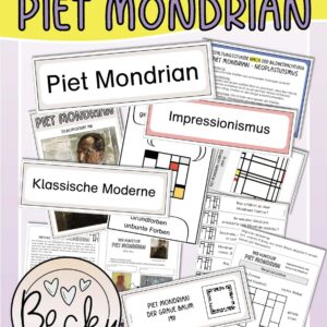 Piet Mondrian: Bildbetrachtung und Gestaltung