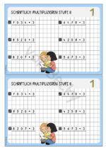 Rechenkartei schriftliche Multiplikation – Bild 6