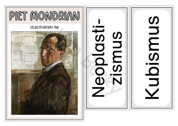 Piet Mondrian: Bildbetrachtung und Gestaltung – Bild 9