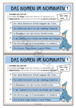 Minikartei : 4 Fälle der Nomen – Bild 6