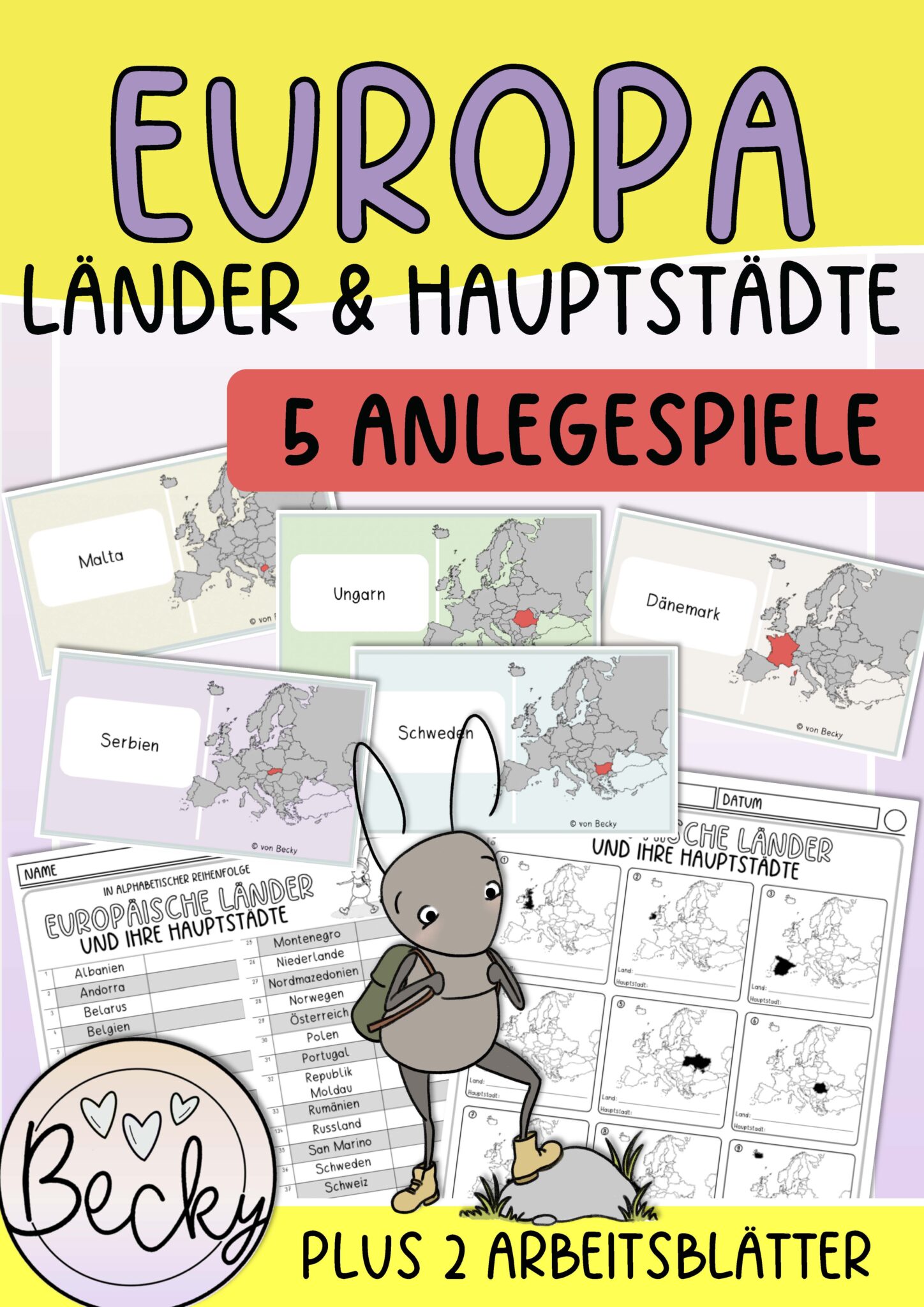 Bundesländer Deutschlands (Suchsel und Karte) | Becky