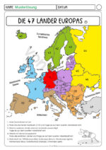 Lernwerkstatt Europa (Kopiervorlagen inkl. Lösungsseiten) – Bild 8