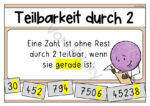 Schriftliche Division Kopiervorlagen (inklusive Teilbarkeitsregeln) – Bild 11