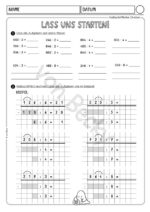 Große Aufgaben Multiplikation und Division (nach schriftlicher Division) – Bild 6