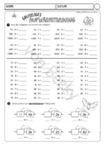 Große Aufgaben Multiplikation und Division (nach schriftlicher Division) – Bild 5