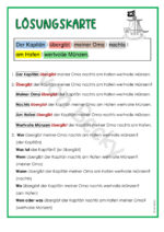 Satzglieder: Material zur Übung (Gruppenarbeit und Arbeitsblätter) – Bild 3