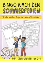 Bingo Schuljahresbeginn (Ferienerzählung, Kennenlernen)