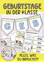 Geburtstage in der Klasse