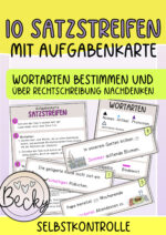 Übungen mit Satzstreifen (Set 1)