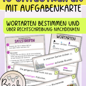 Übungen mit Satzstreifen (Set 1)