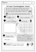 Sachaufgaben einführen und üben Klasse 2 (Sachrechnen) – Bild 5