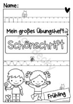 Schönschreibheft Frühling (Schönschrift, Schreibschrift) – Bild 2
