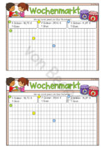 Schriftliche Division mit Komma (Wochenmarkt, Kartei) – Bild 3