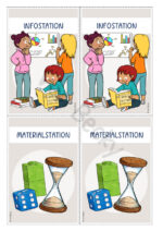 Stationsschilder (Stationen, Aufsteller, Stehrahmen plus Mutmachkarten) – Bild 6