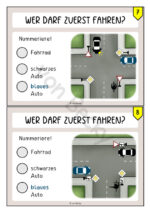 Übungskarten Vorfahrt bei Verkehrszeichen – Bild 4