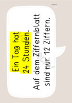 Uhrzeit (Tafel- und Legematerial, Bildkarten, Wortkarten) – Bild 4