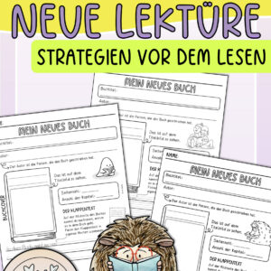 Arbeitsblatt zum Start in eine neue Lektüre