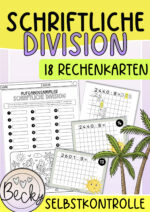 Schriftliche Division (18 Rechenkarten, bewegtes Rechnen)