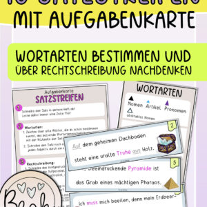 Übungen mit Satzstreifen (Set 4)