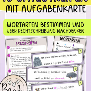 Übungen mit Satzstreifen (Set 5)