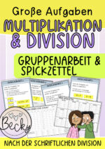 Große Aufgaben Multiplikation und Division (nach schriftlicher Division)