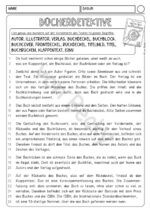 Bücherdetektive: Lesekonferenz zu den Teilen eines Buches (Lektüre) – Bild 2