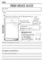 Arbeitsblatt zum Start in eine neue Lektüre – Bild 2
