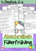 Abschreiben Füllerfrühling (Schreibschrift, Füller)