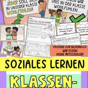 Klassenregeln, soziales Lernen (Wir essen keine Mitschüler)