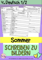 Schreiben zu Bildern Sommer