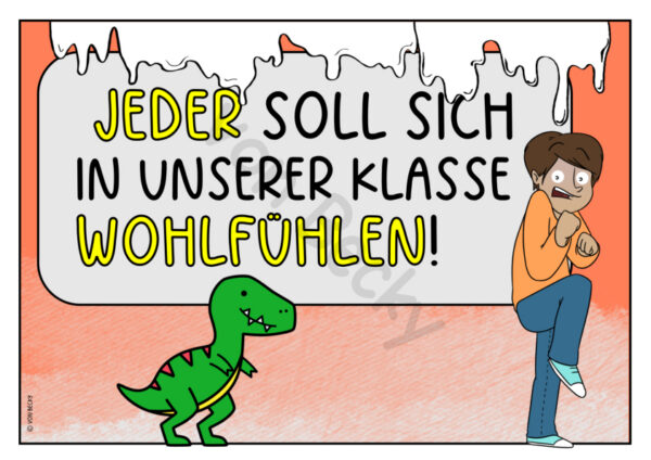Klassenregeln, soziales Lernen (Wir essen keine Mitschüler) – Bild 2