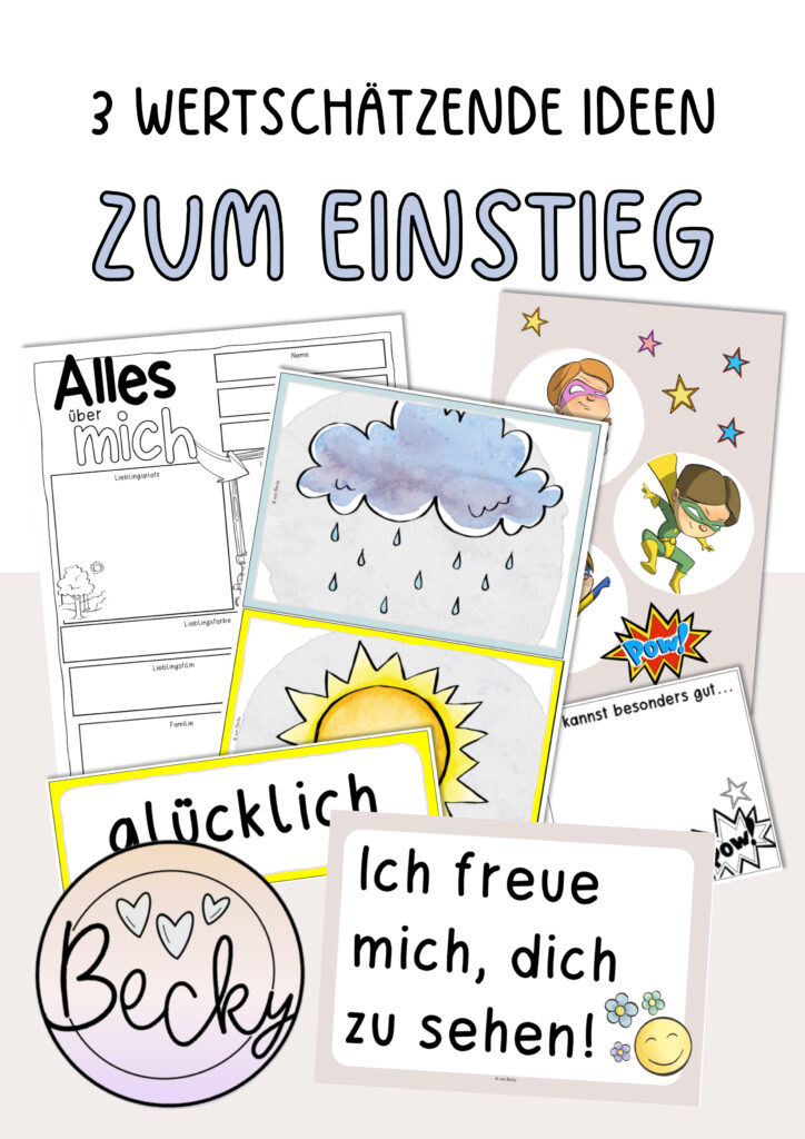 3 wertschätzende Ideen zum Einstieg