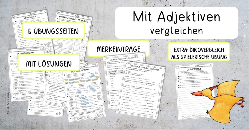 Mit Adjektiven vergleichen