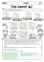 Lerntheke Mathe Klasse 4 (Winter, Weihnachten) inkl. Lösung – Bild 3