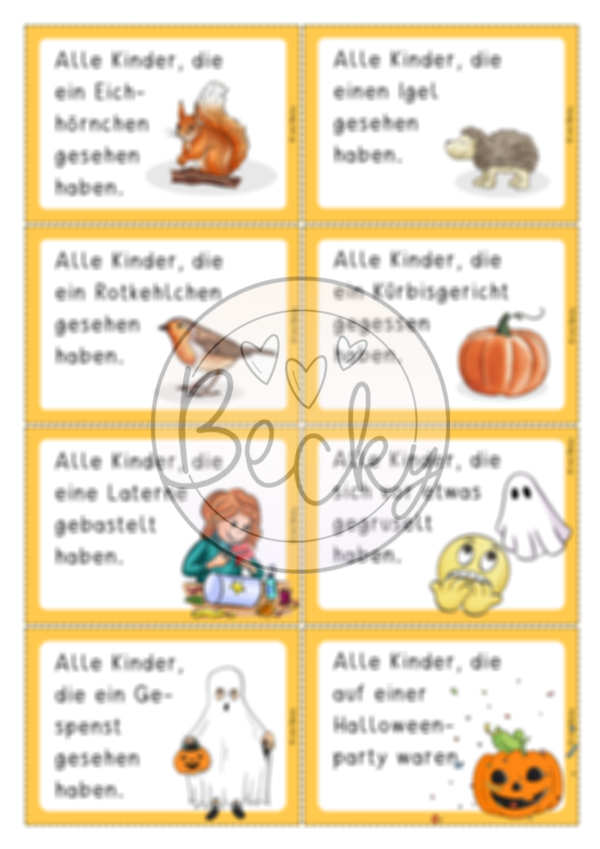 Bewegung und Lesen: Alle Kinder, die ... (Herbst) – Bild 3