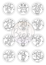 Adventskalender (Nummerierung, Zahlen) – Bild 4